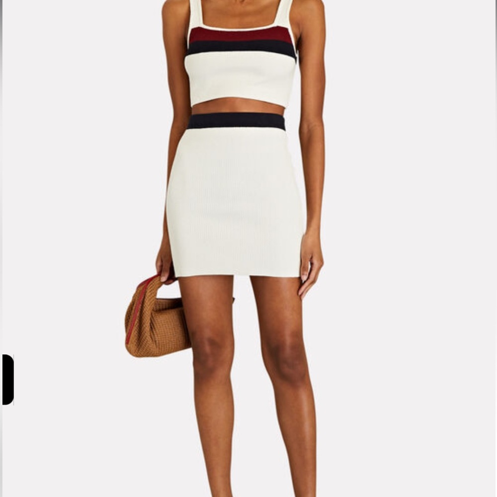 KULE Cotton-Cashmere Mini Skirt